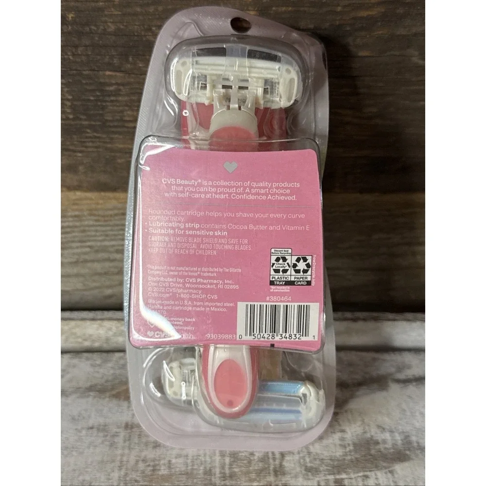 CVS 3-Blade‎ Disposable Razors – Pack of 3 NEW